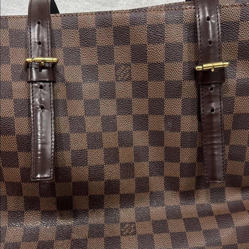 Louis Vuitton Brown Checkered Shoulder Bag - Picture 13 of 14